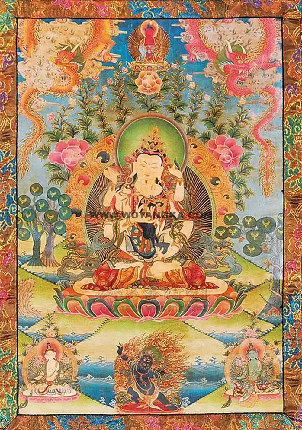 沃唐卡编号AC30198：金刚萨埵