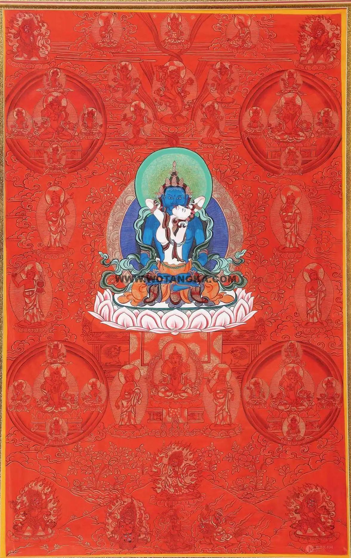 沃唐卡编号AC31198：普贤王如来