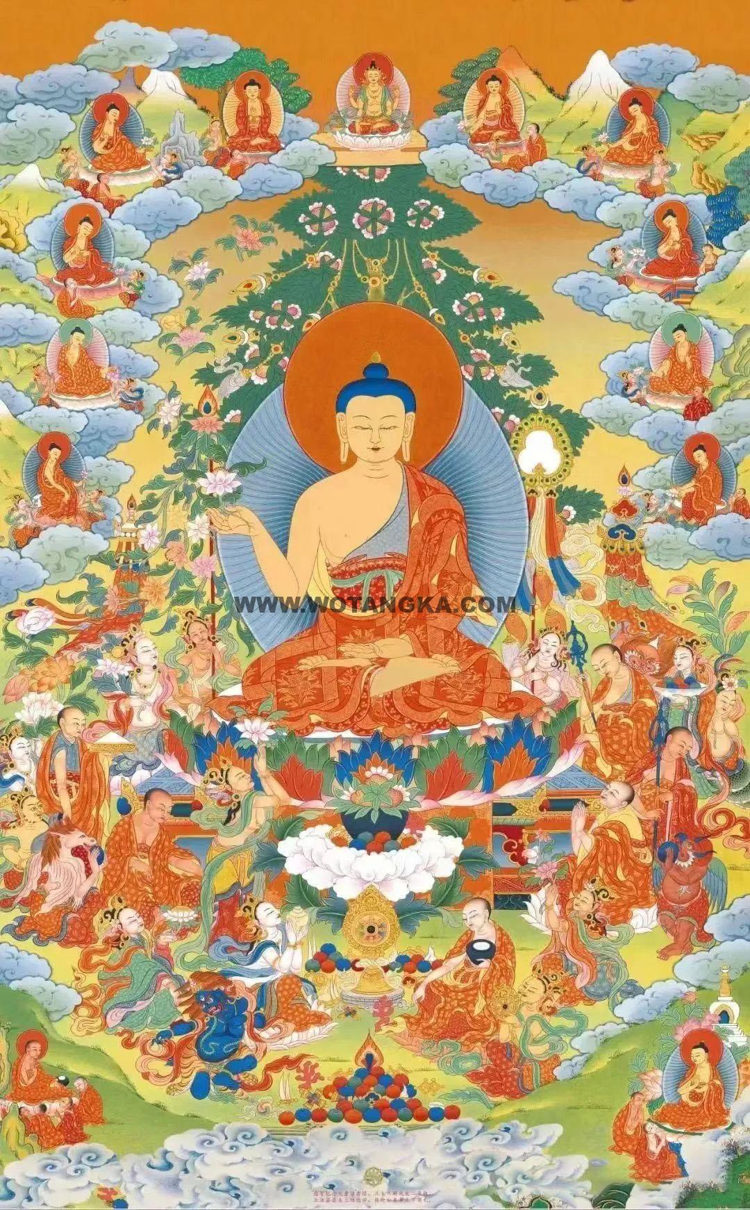 沃唐卡编号AC39316：释迦牟尼佛