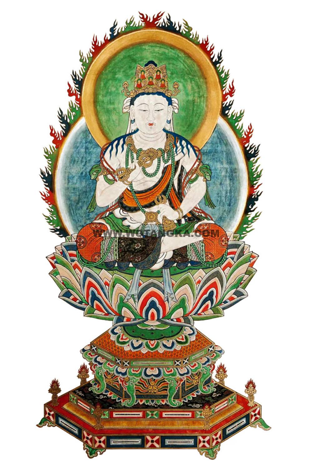 沃唐卡编号AC39699：普贤菩萨（东密）