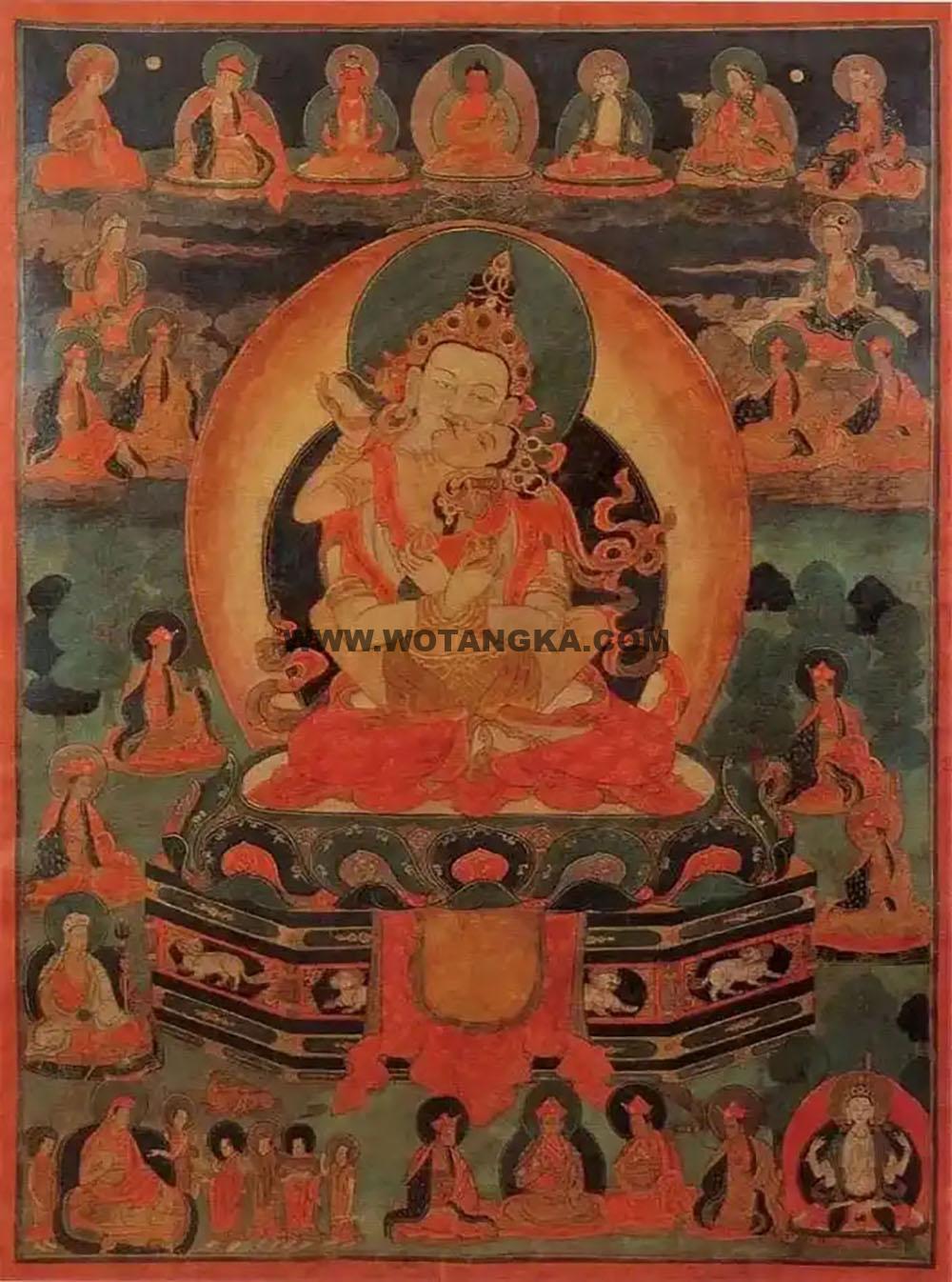 沃唐卡编号AC42539：金刚持