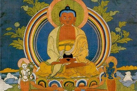 沃唐卡编号AC47957：阿弥陀佛