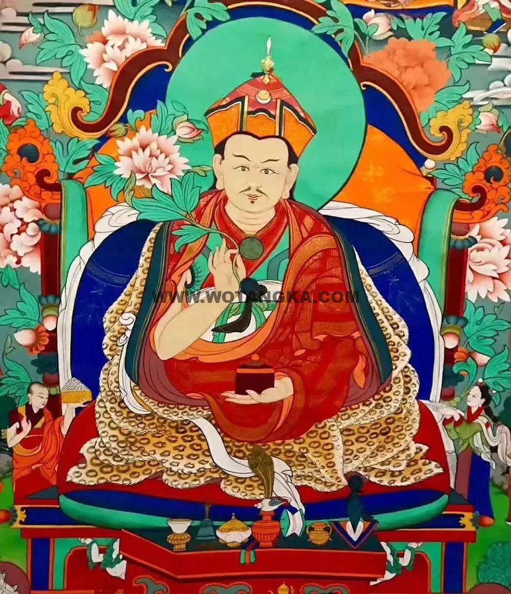 沃唐卡编号AC53776：尼玛扎巴伏藏师