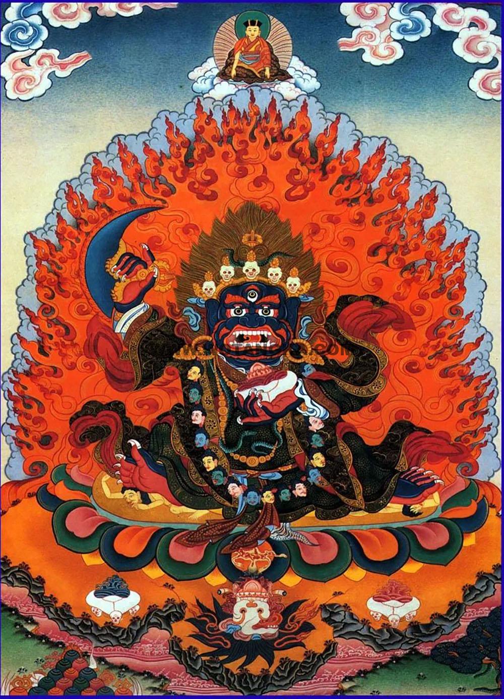 沃唐卡编号AC55496:玛哈嘎拉