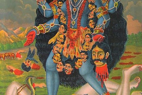 沃唐卡编号AC75340：迦梨卡