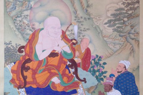 编号189-107622：嘎玛嘎赤-十八罗汉（70*50CM左右）