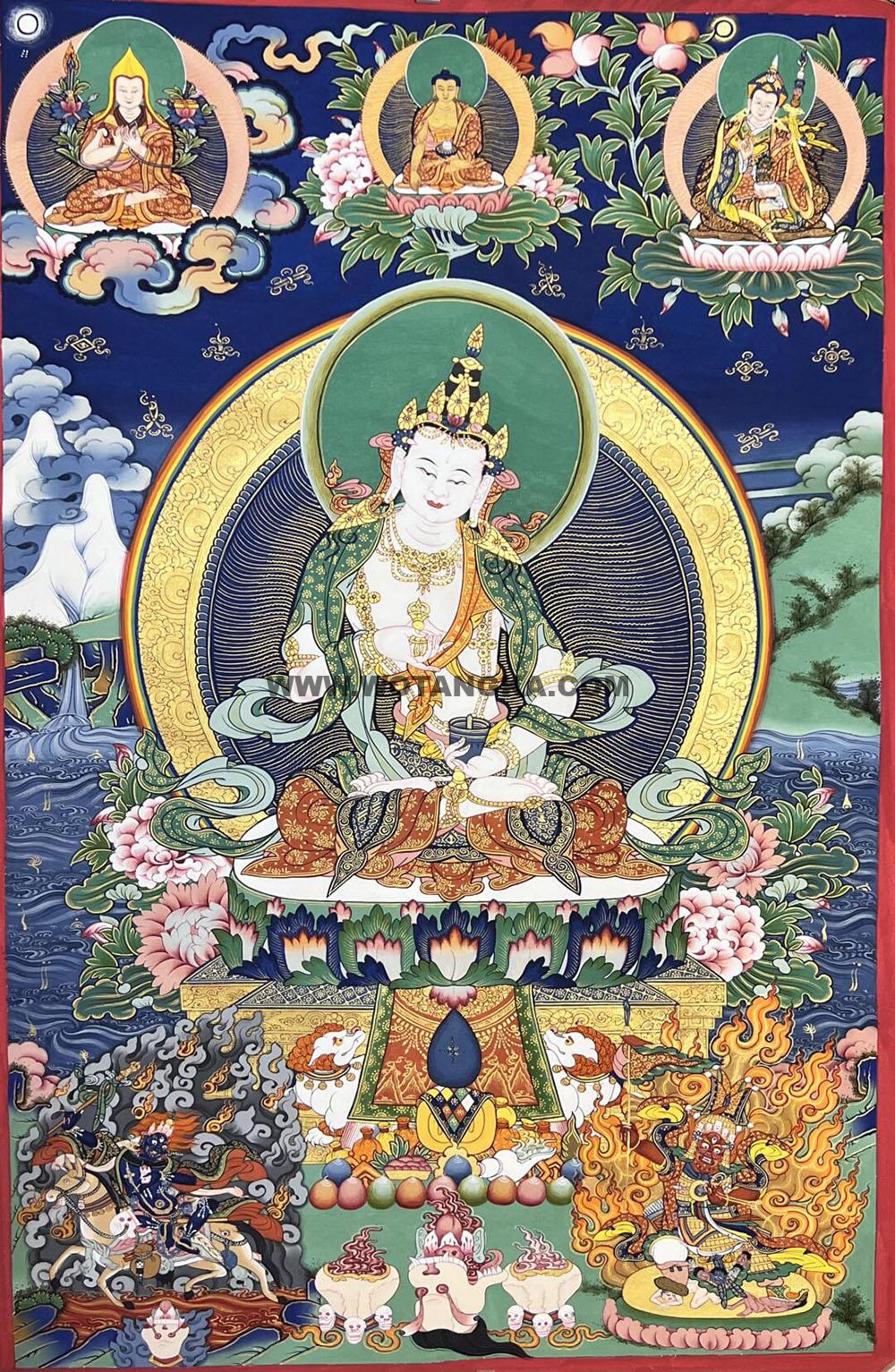 编号189-149616:彩绘唐卡-金刚萨埵(80*50CM左右)