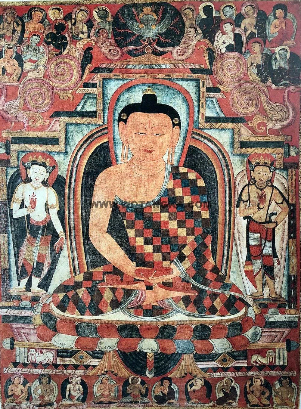 沃唐卡编号AC23759：释加牟尼佛