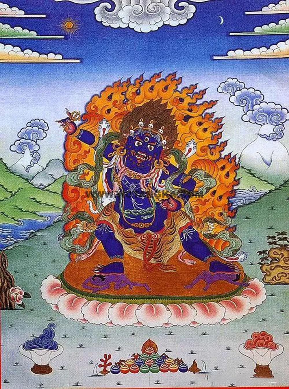 沃唐卡编号AC23901:金刚手菩萨