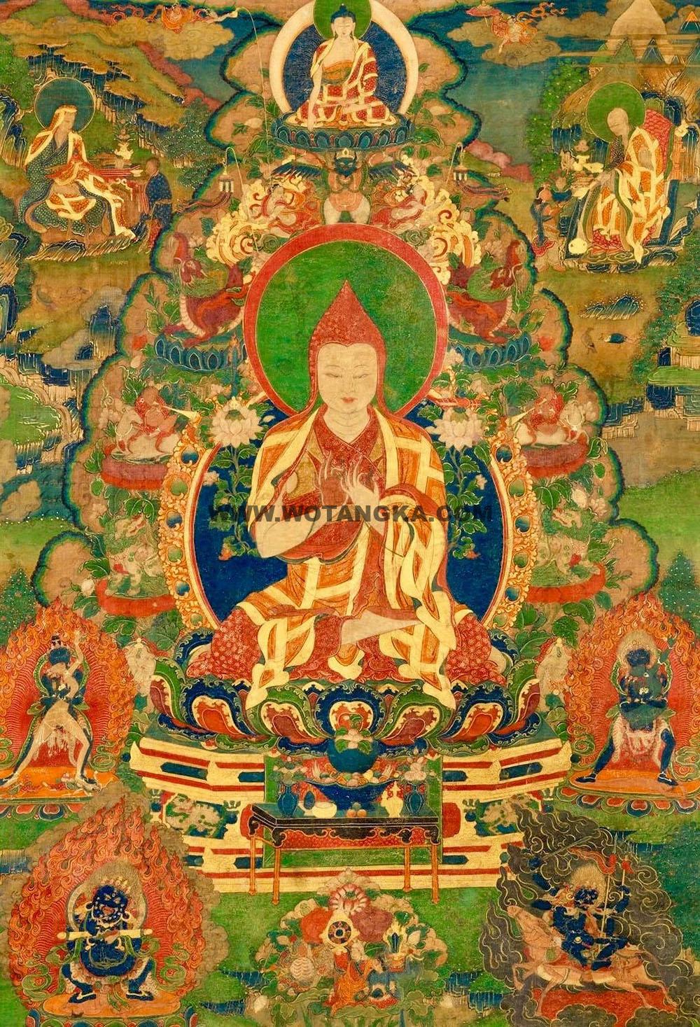 沃唐卡编号AC34125:多罗那他尊者