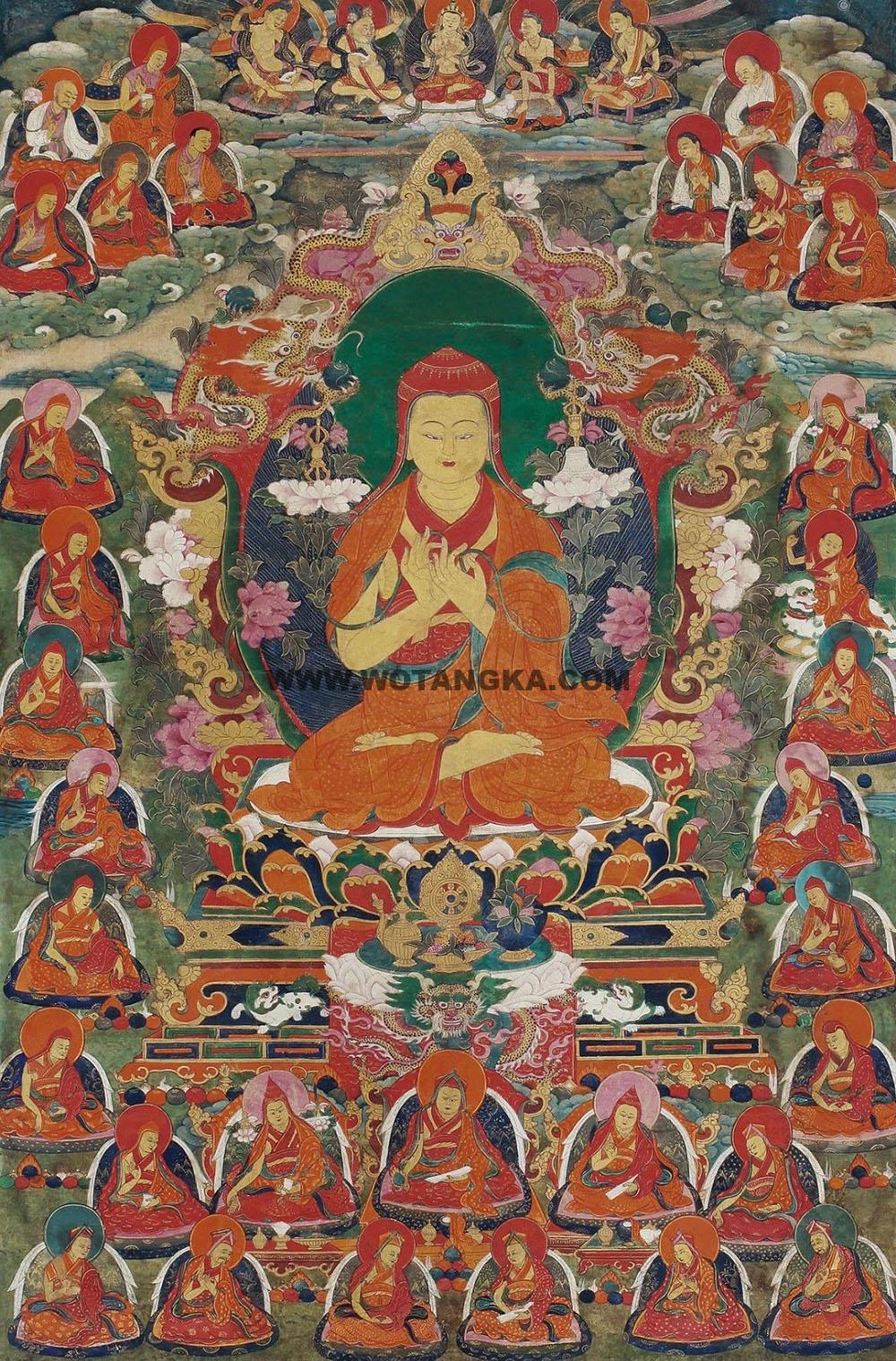 沃唐卡编号AC34189:俄钦·贡噶桑波