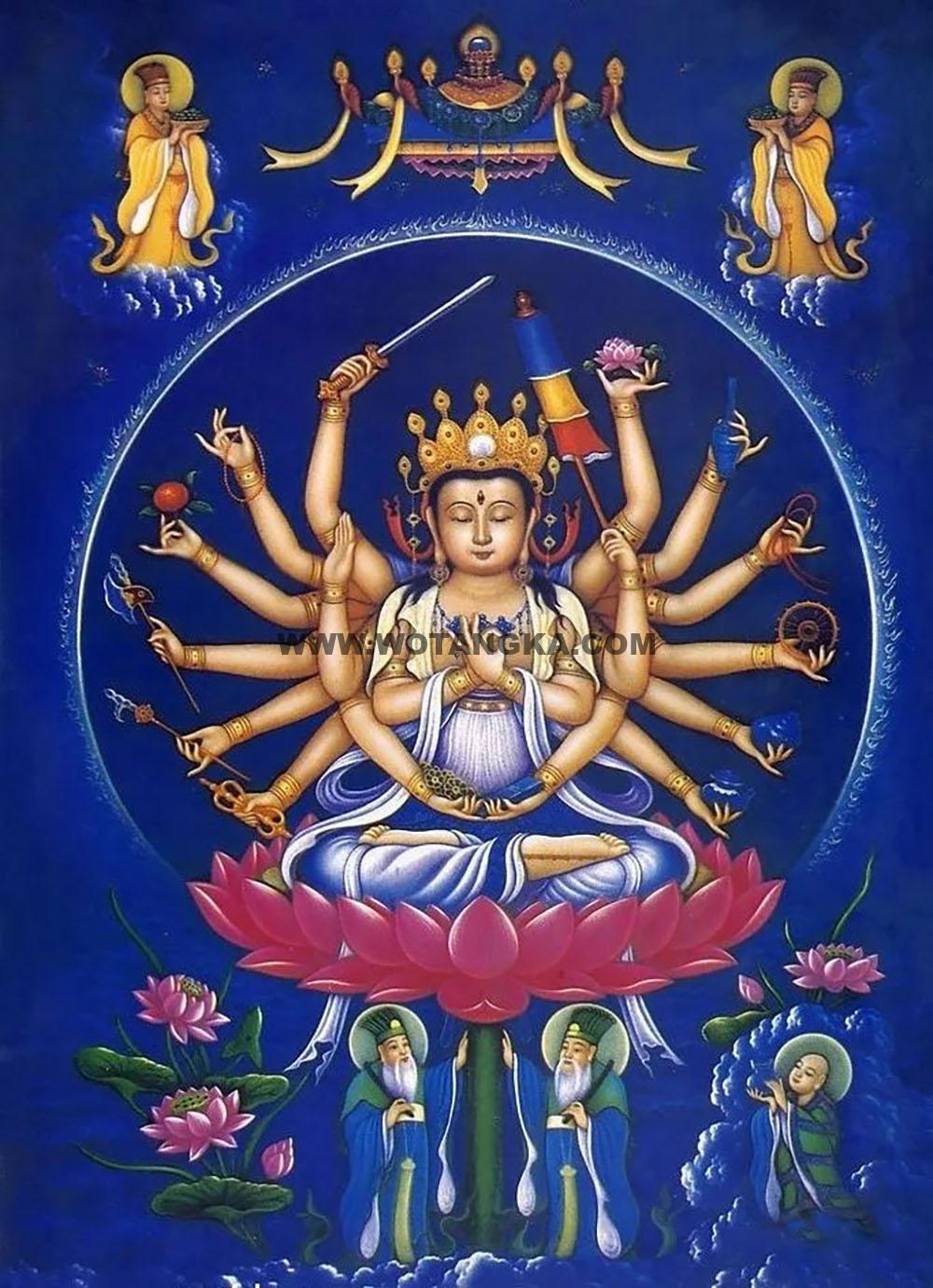 沃唐卡编号AC43791：准提佛母