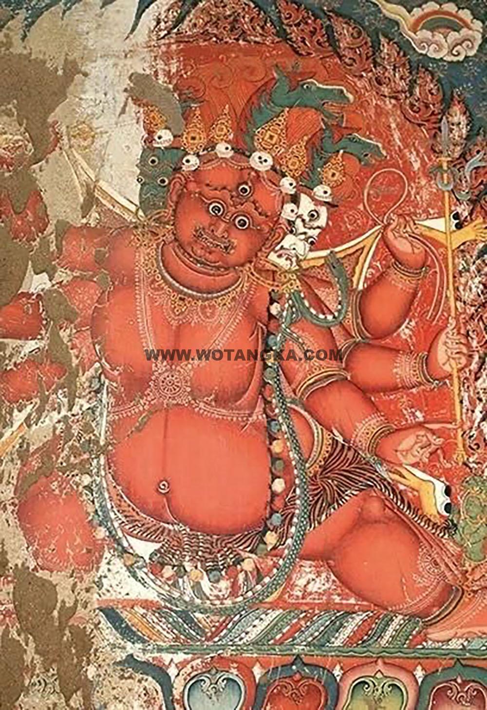 沃唐卡编号AC47936：马头明王