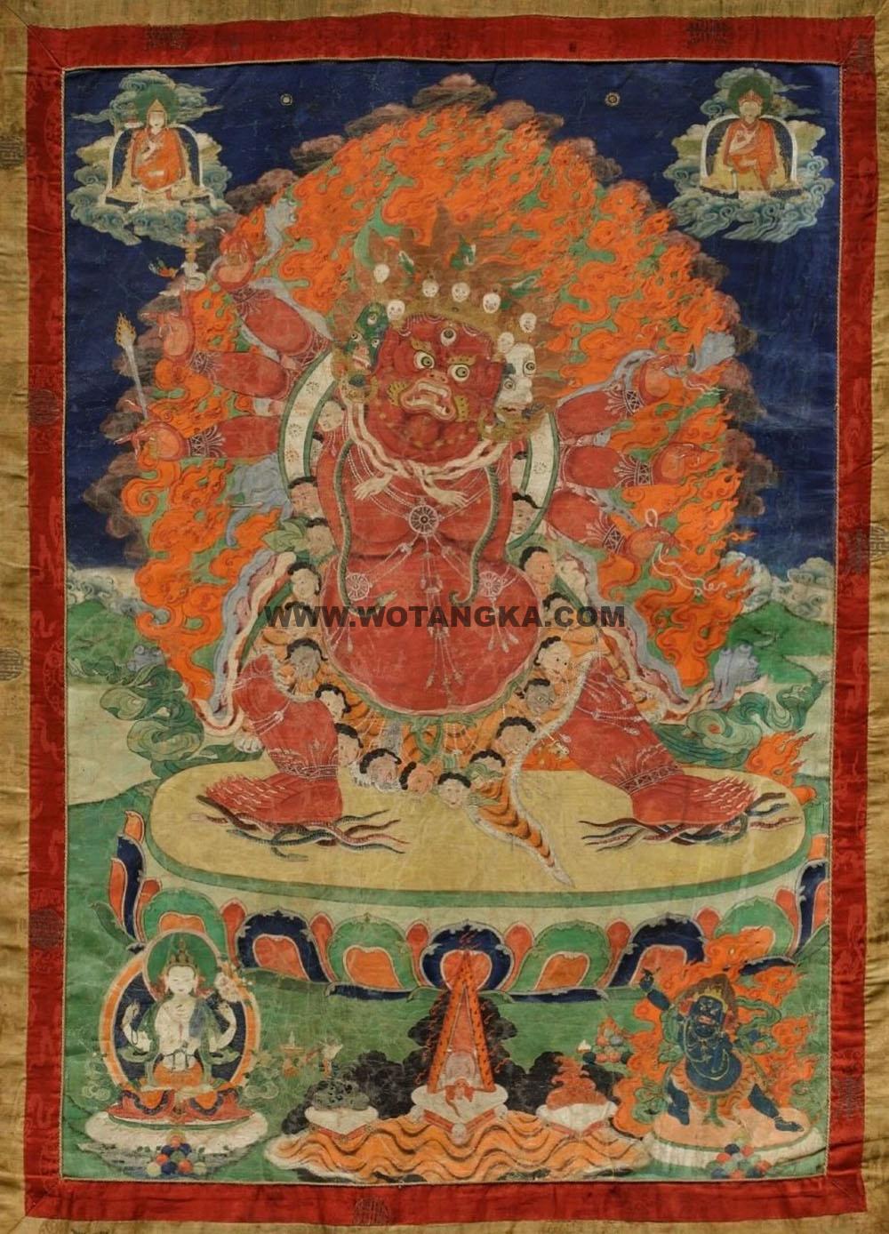 沃唐卡编号AC57628：马头明王