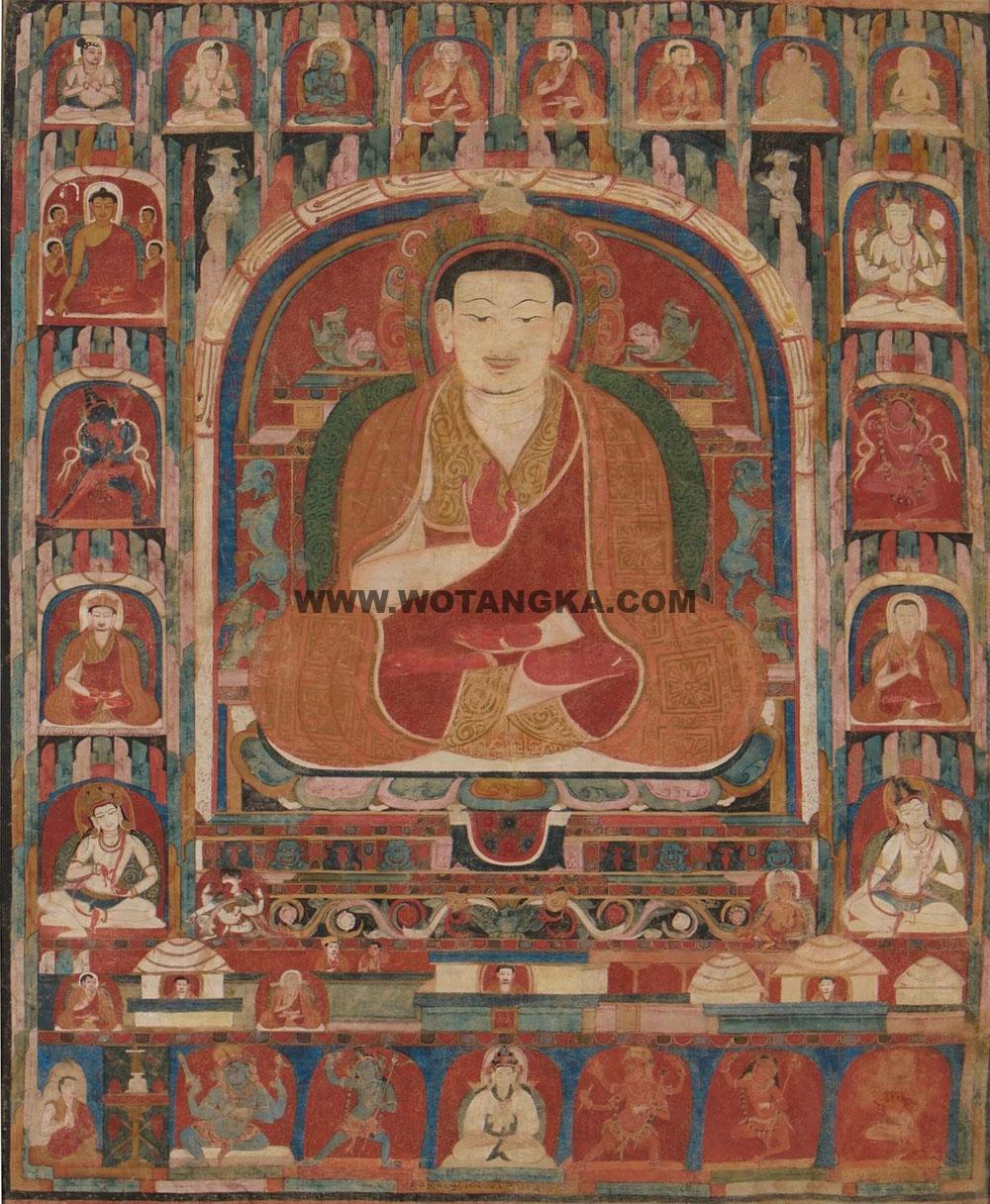 沃唐卡编号AC58162：达隆巴·扎西贝