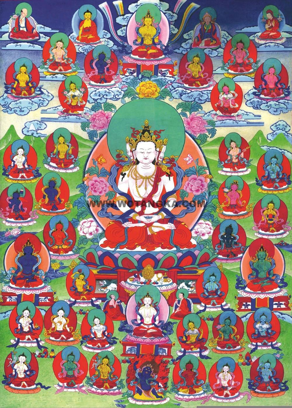 沃唐卡编号AC58458：普明大日如来