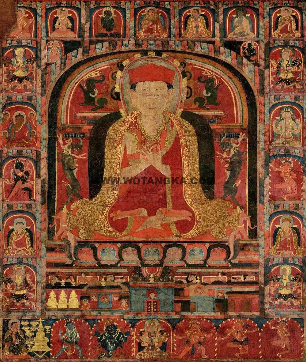 沃唐卡编号AC62518:达隆塘巴·扎西贝