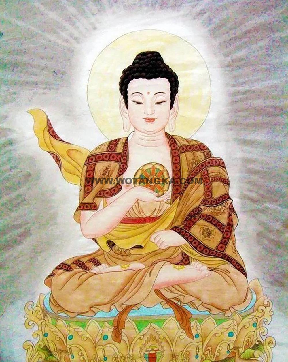 沃唐卡编号AC65721：转轮王如来