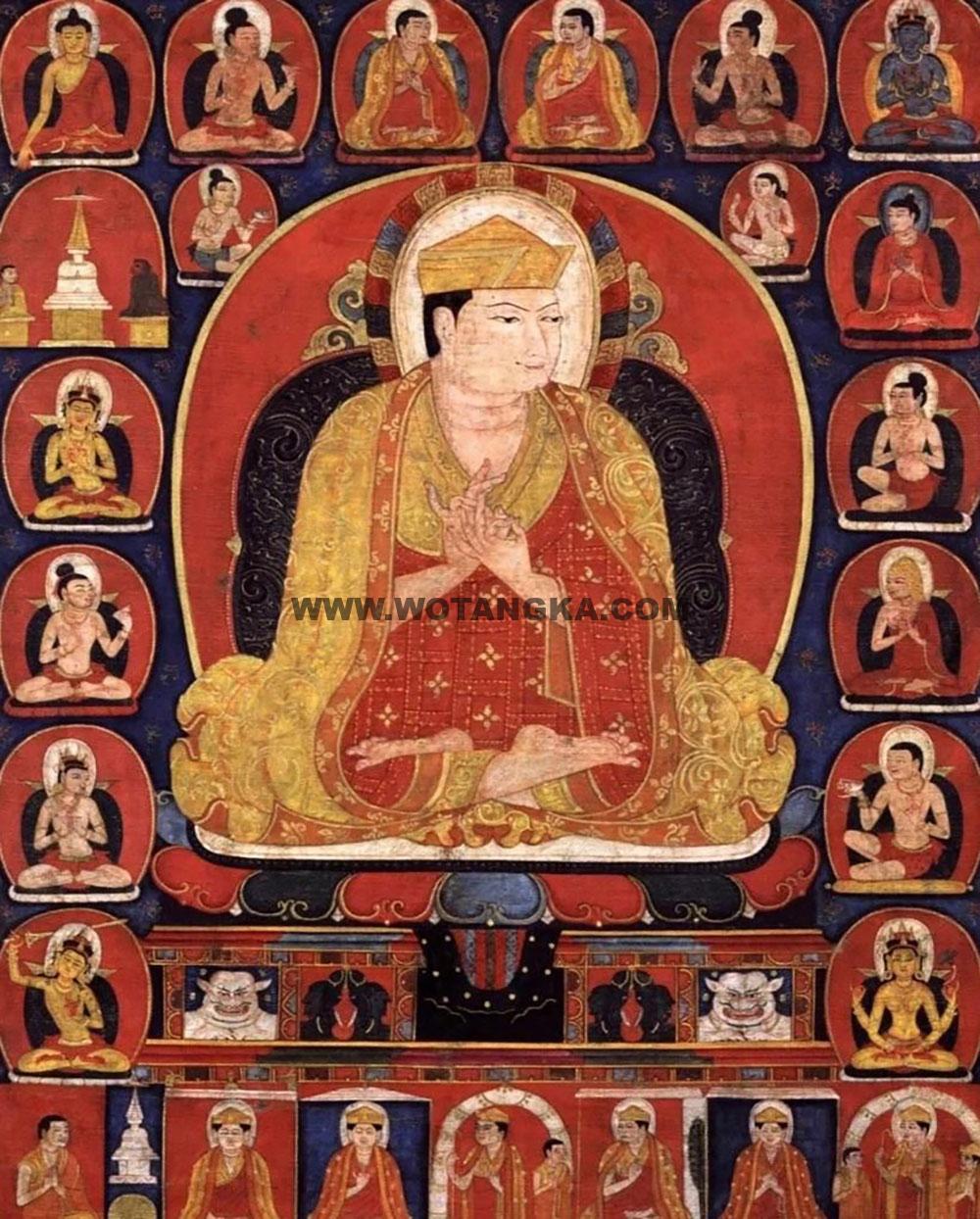 沃唐卡编号AC68219：大司徒绛曲坚赞