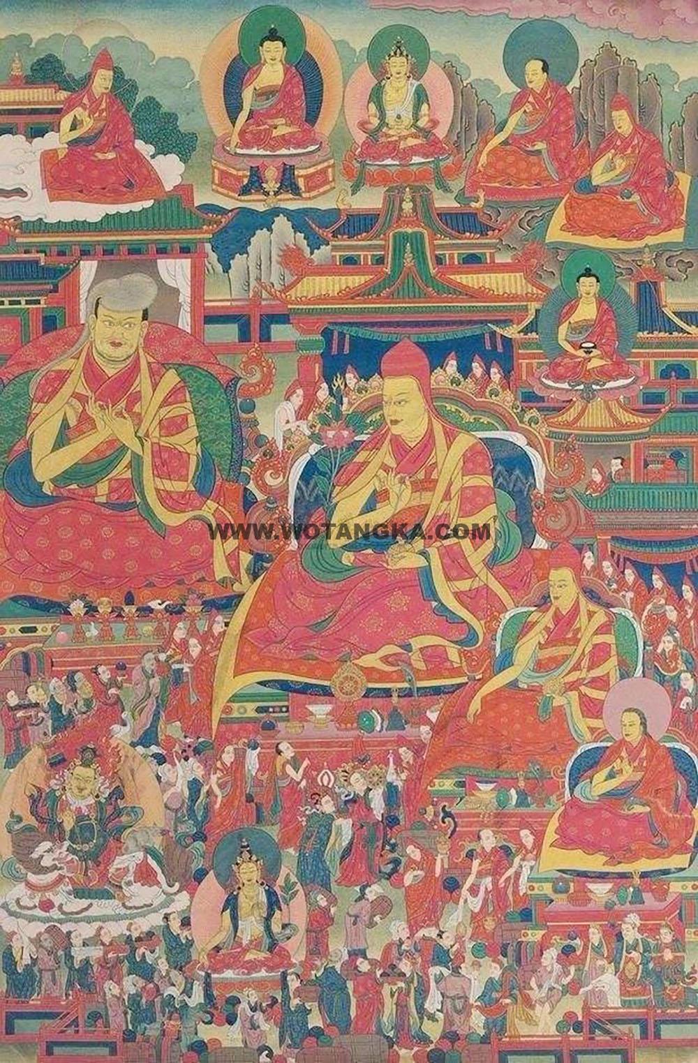 沃唐卡编号AC68453：帕竹噶举派历代座主源流