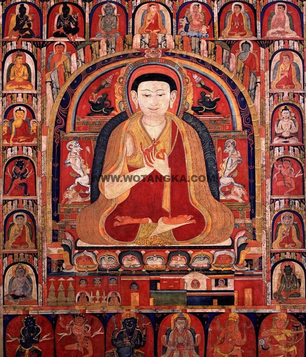 沃唐卡编号AC69713:达隆塘巴·扎西贝