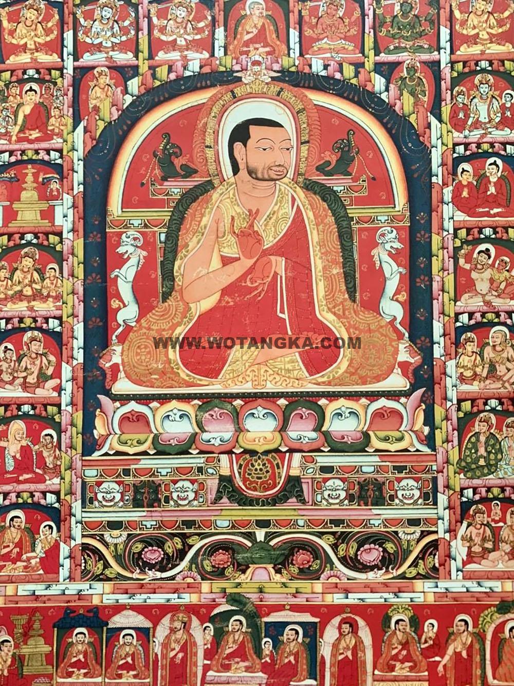 沃唐卡编号AC70589：帕木竹巴
