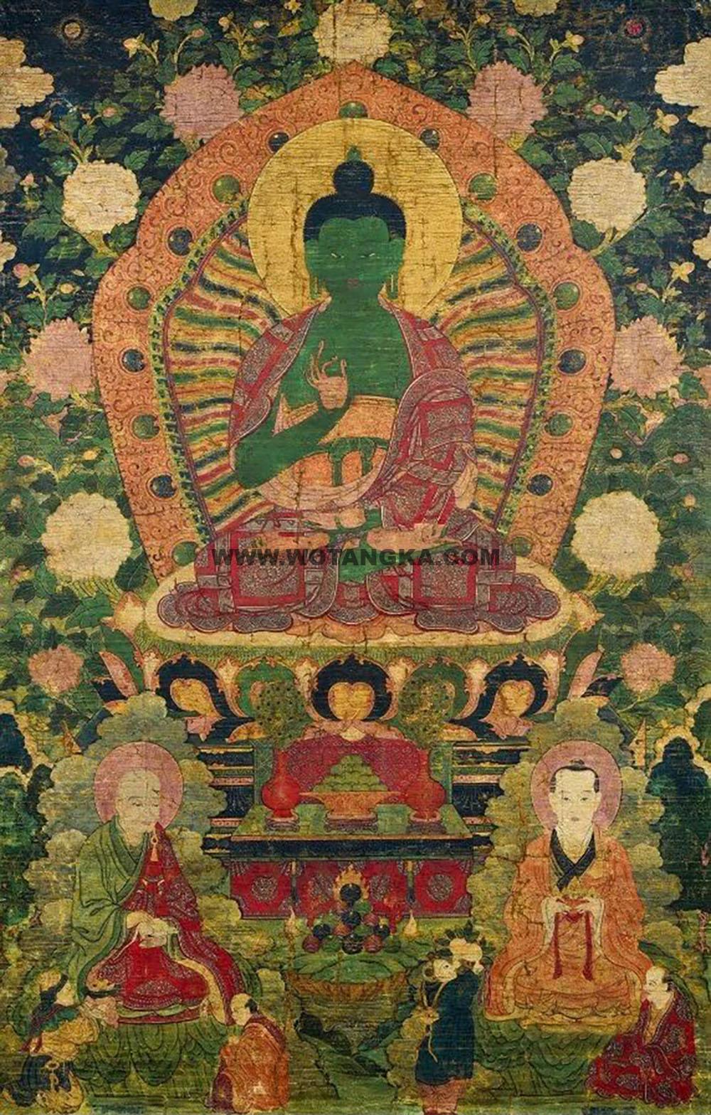 沃唐卡编号AC81937：不空成就佛