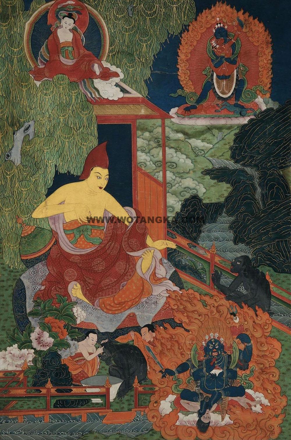 沃唐卡编号AC85321：提婆