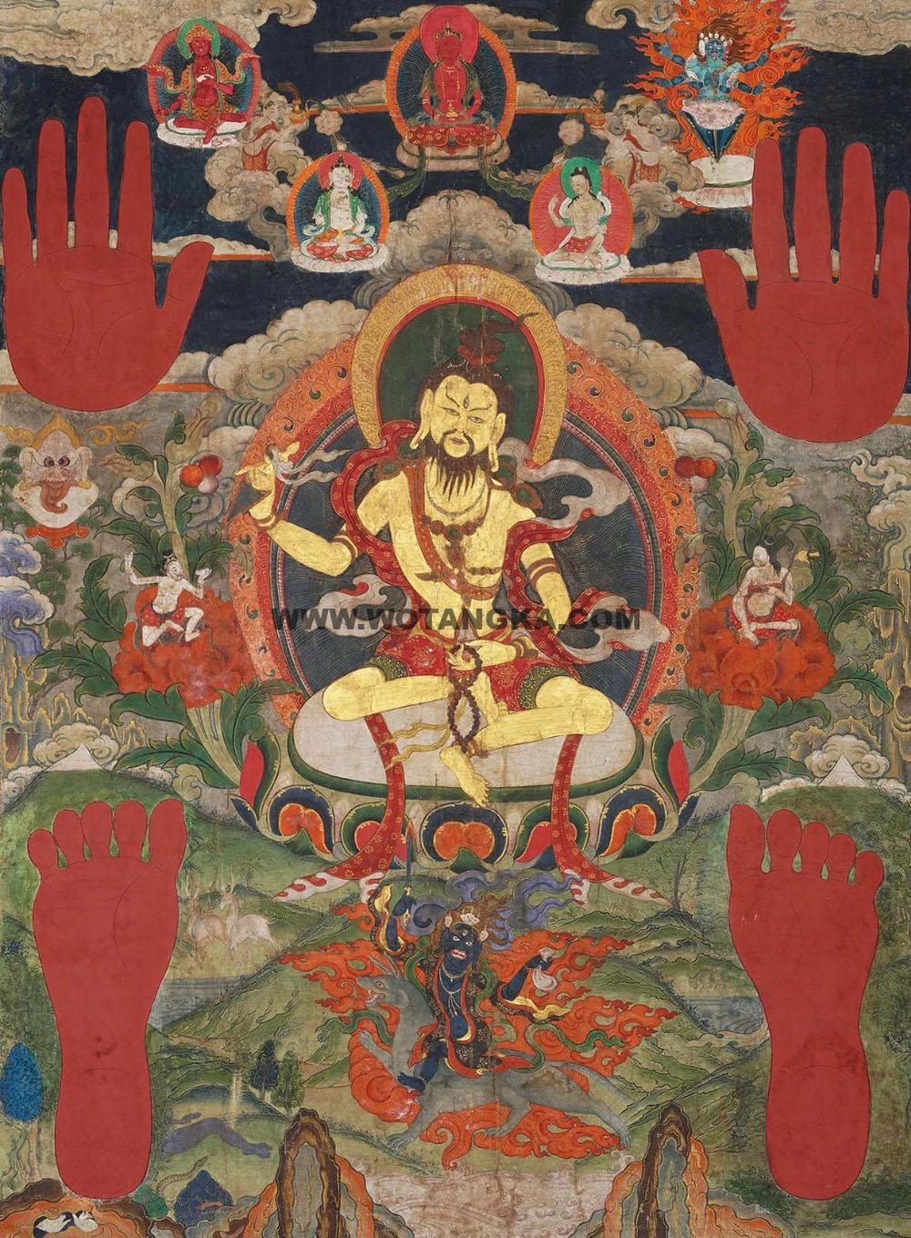 沃唐卡编号AC85402：咕噜热纳