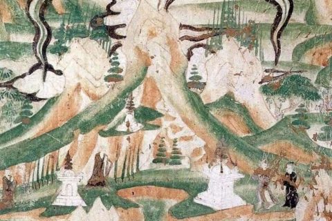 沃唐卡编号AC87641：五台山图