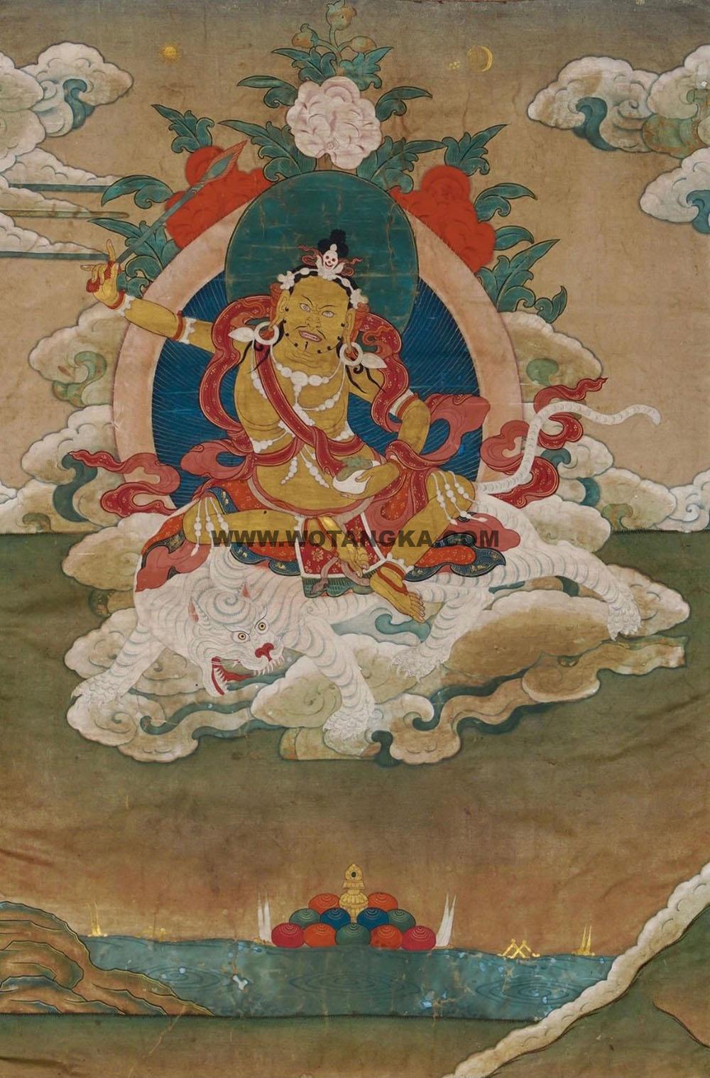 沃唐卡编号AC96378：宗喀巴五照见