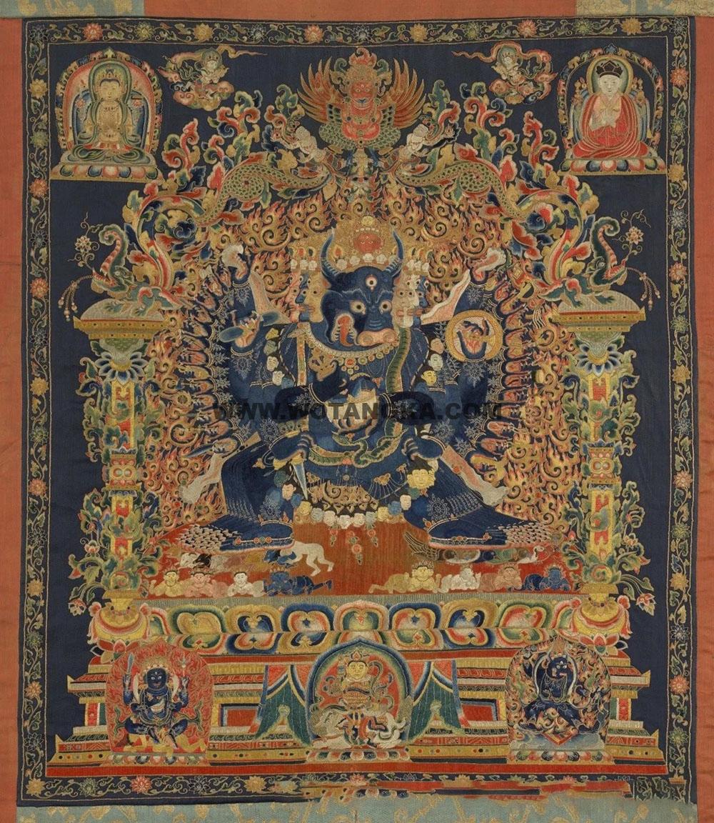 沃唐卡编号AC97353：大威德金刚