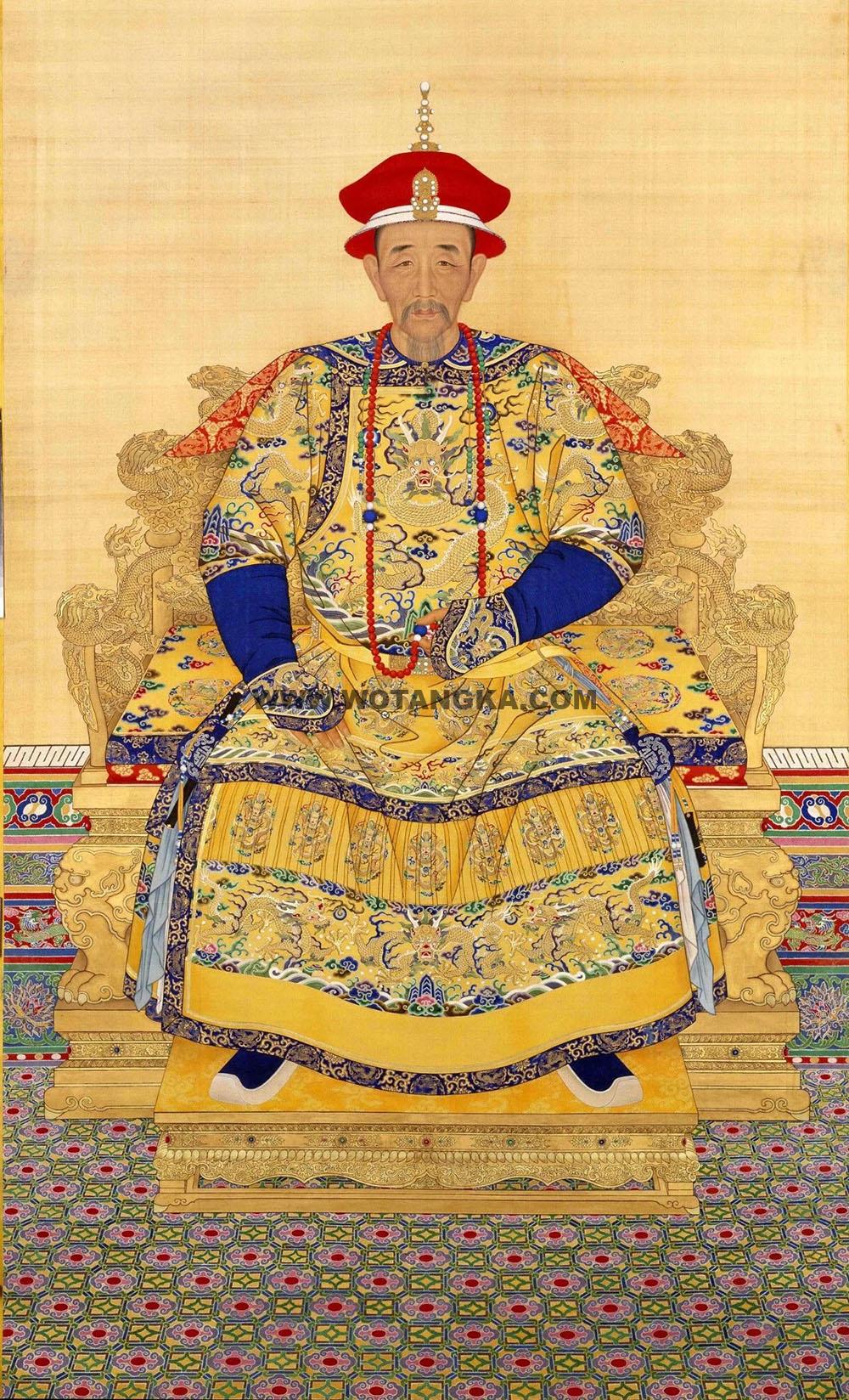 沃唐卡编号AC98714：康熙皇帝