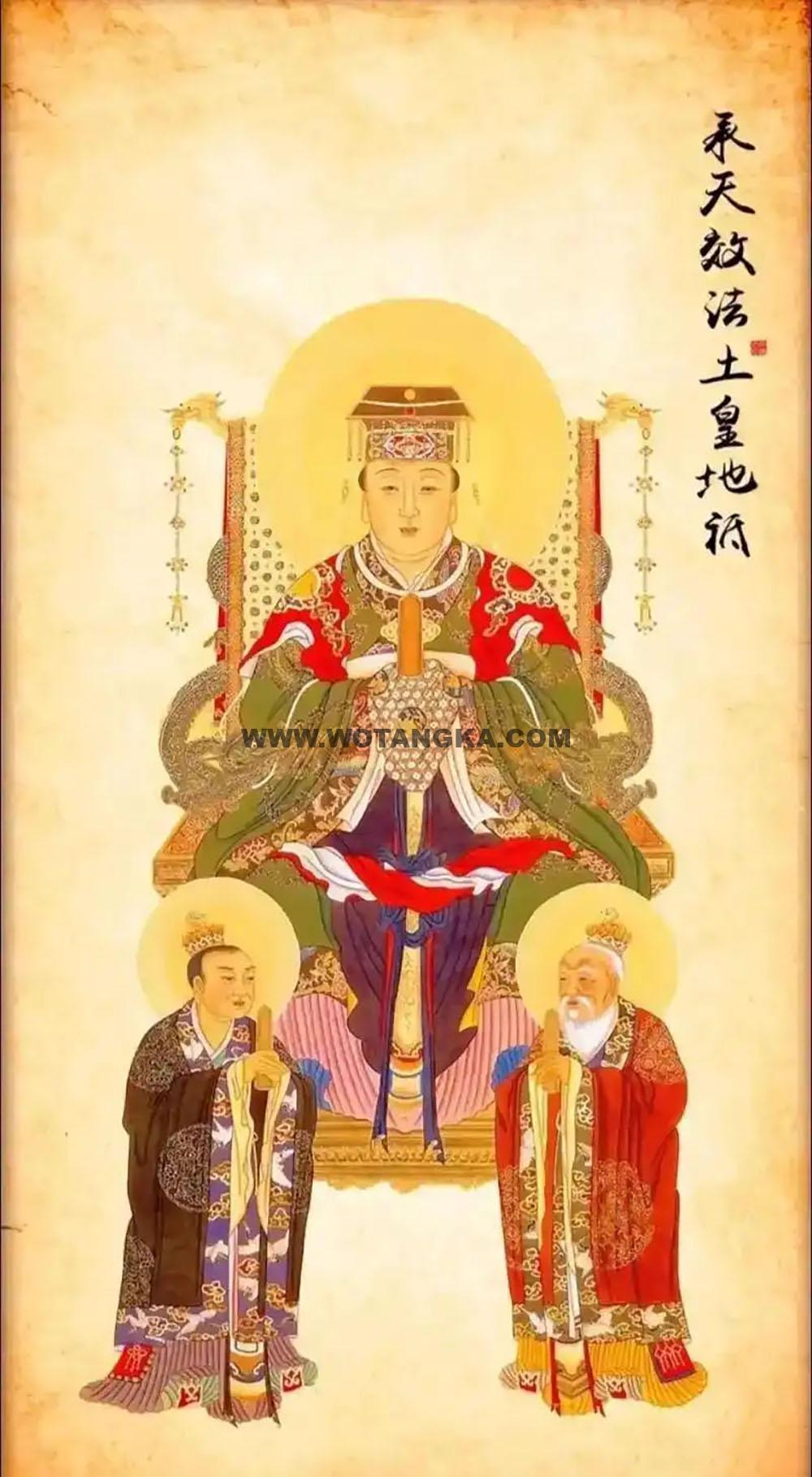 沃唐卡编号AC12453：厚土娘娘