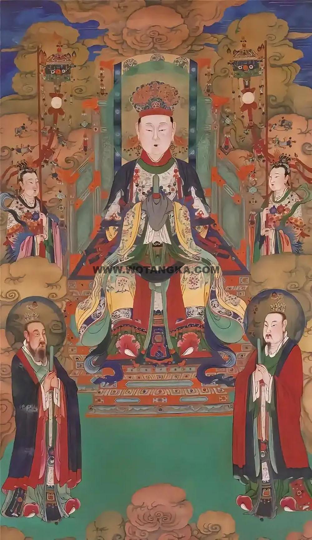 沃唐卡编号AC12577：厚土娘娘