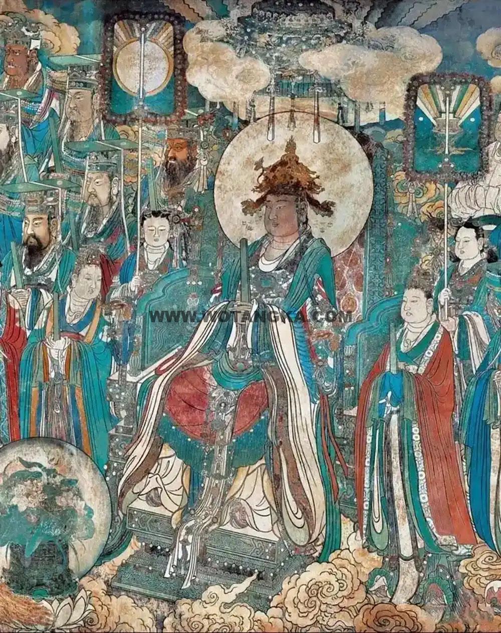 沃唐卡编号AC12859：厚土娘娘