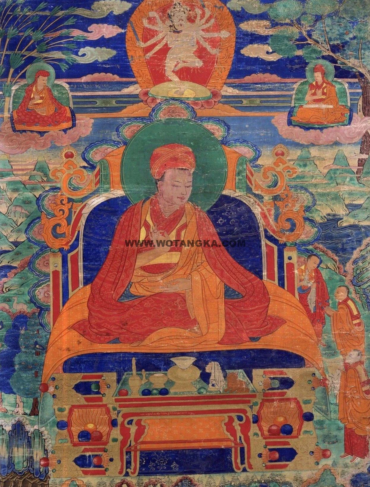 沃唐卡编号AC13487：八思巴