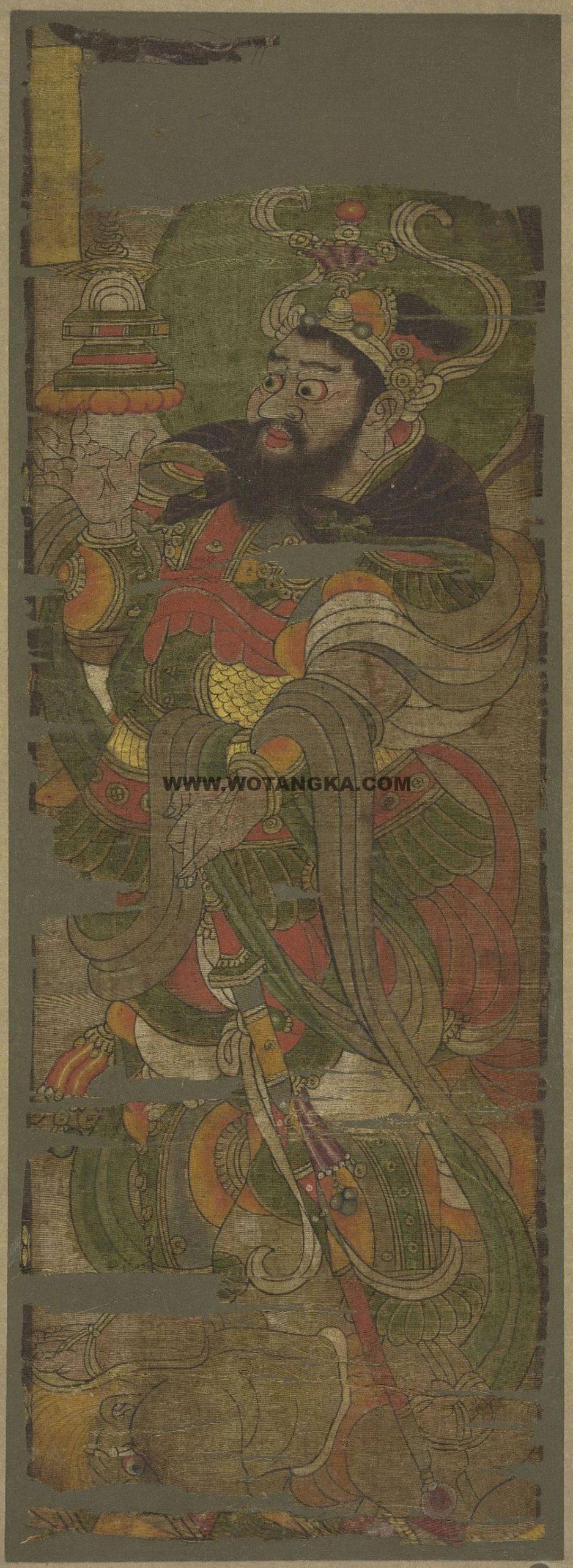 沃唐卡编号AC15829：行道天王图