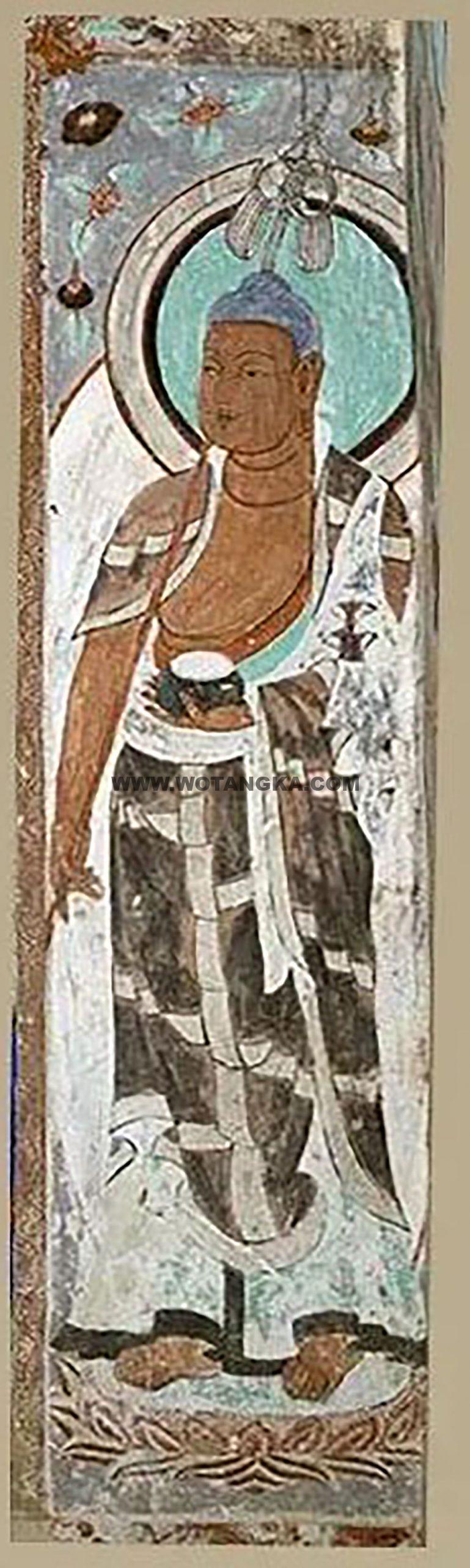 沃唐卡编号AC19864：药上菩萨