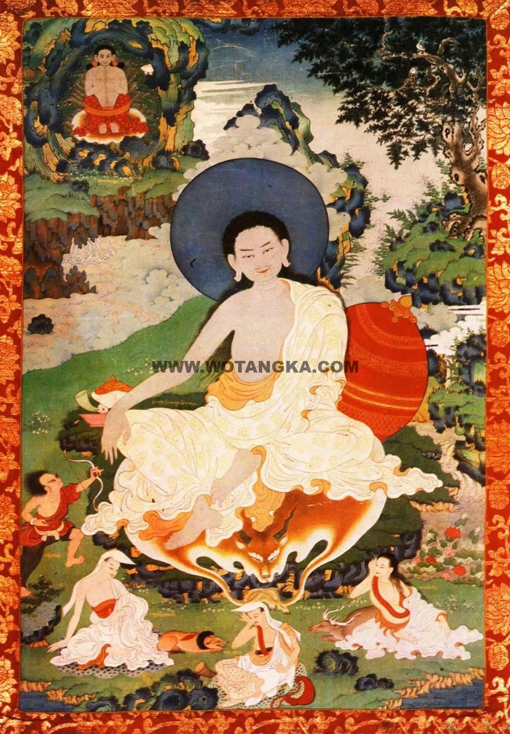 沃唐卡编号AC21987：米拉日巴