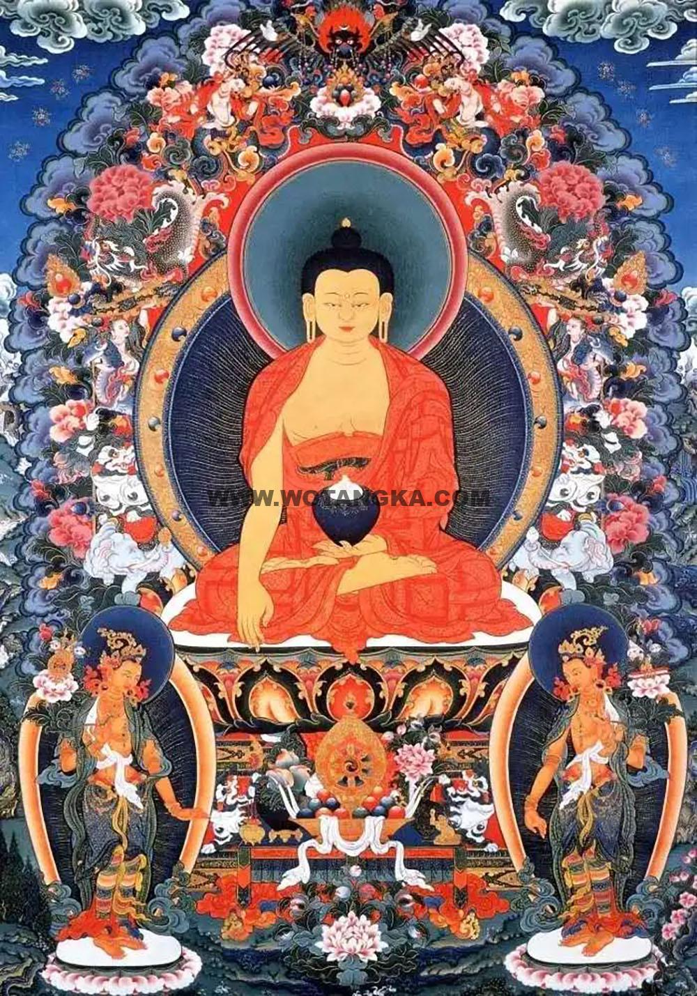 沃唐卡编号AC23175：释迦牟尼佛