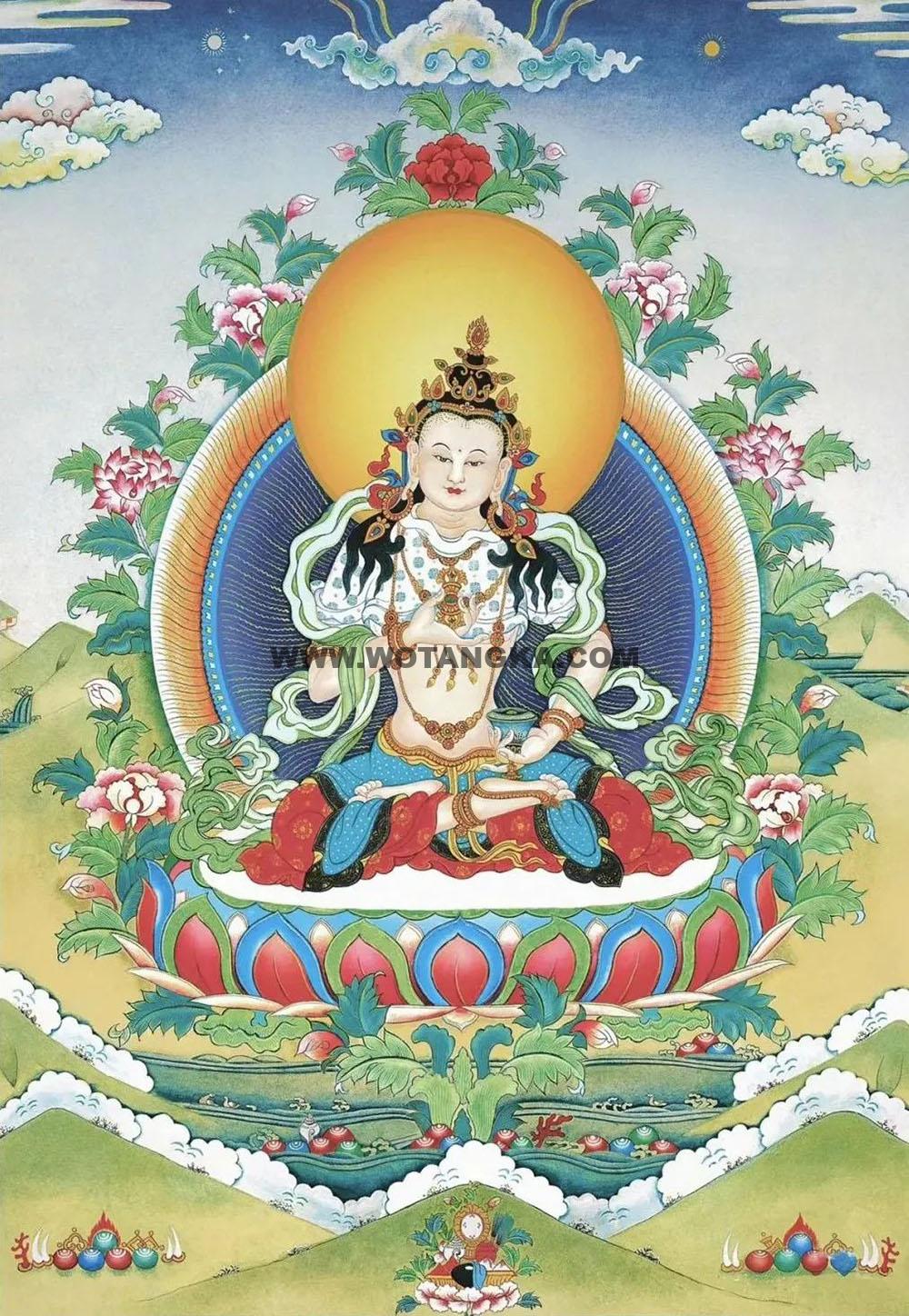 沃唐卡编号AC26347：金刚萨埵