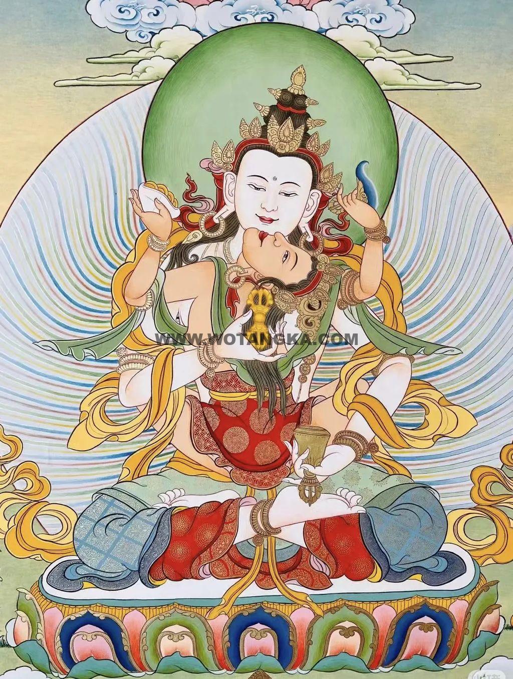 沃唐卡编号AC38945：金刚萨埵