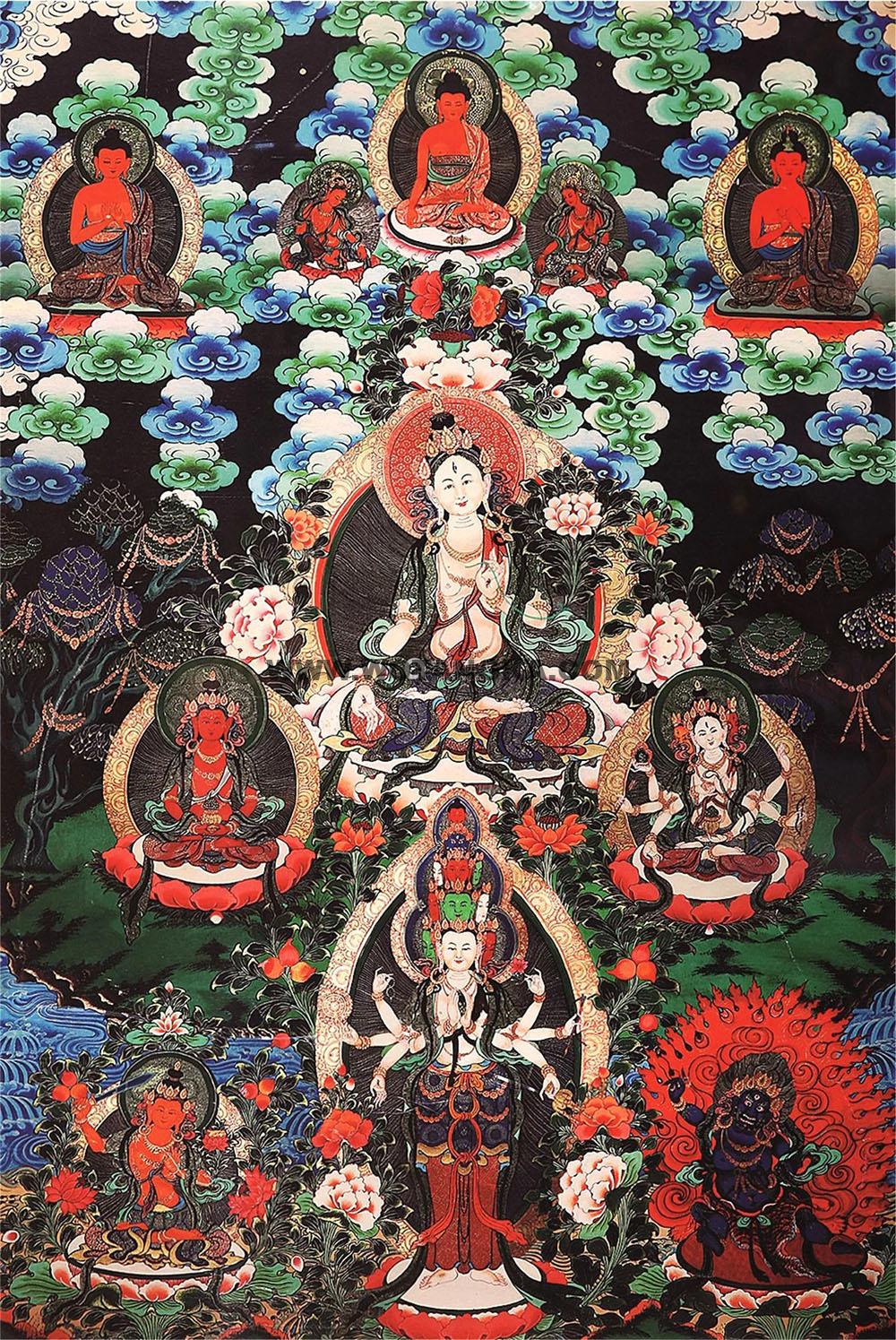 沃唐卡编号AC45973：白度母