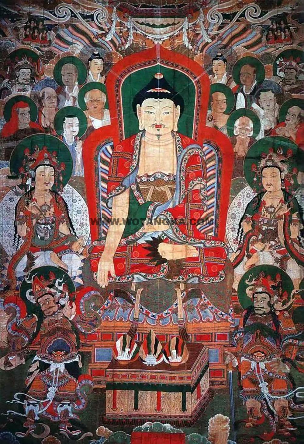 沃唐卡编号AC47261：释迦牟尼