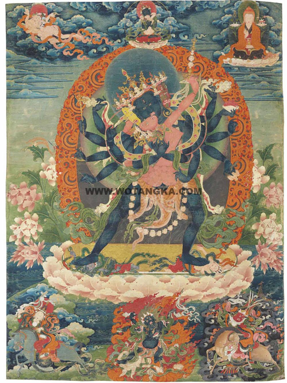 沃唐卡编号AC69321：胜乐金刚