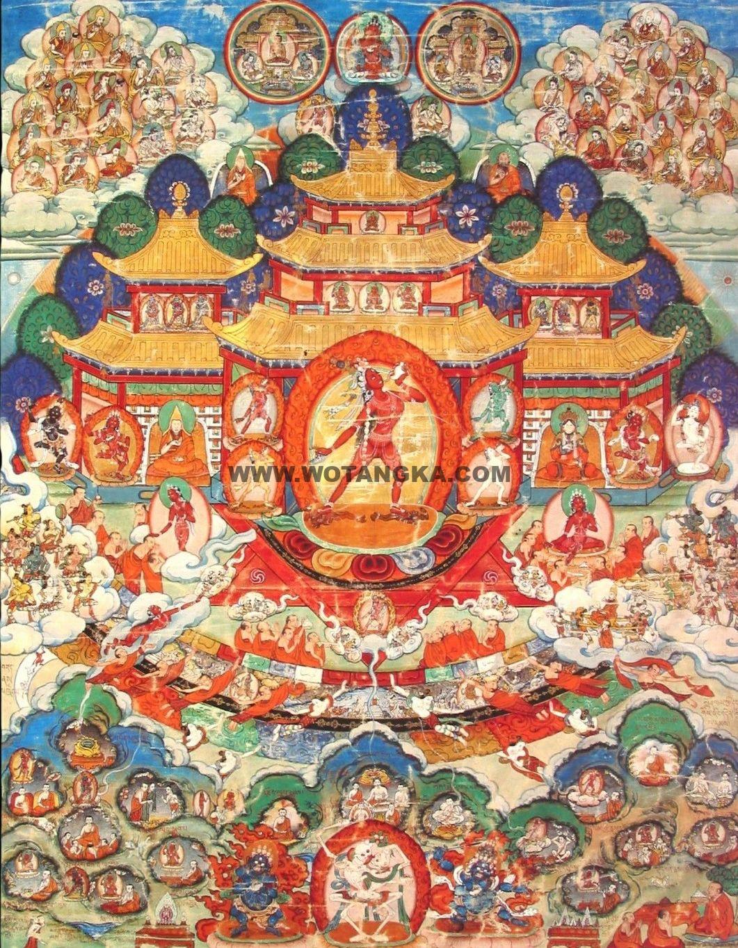 沃唐卡编号AC78519：那洛空行母净土