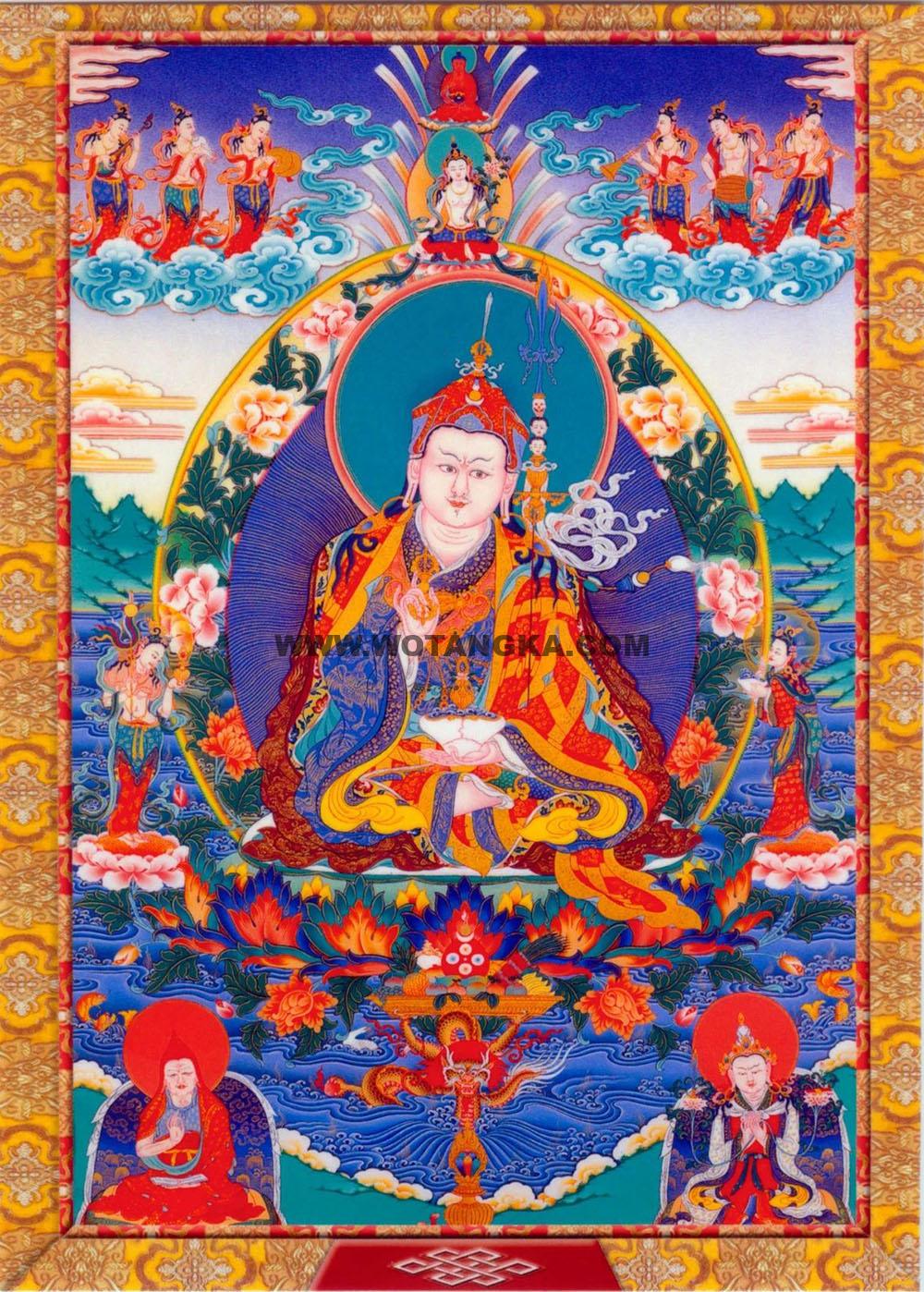 沃唐卡编号AC85624：莲花生大士