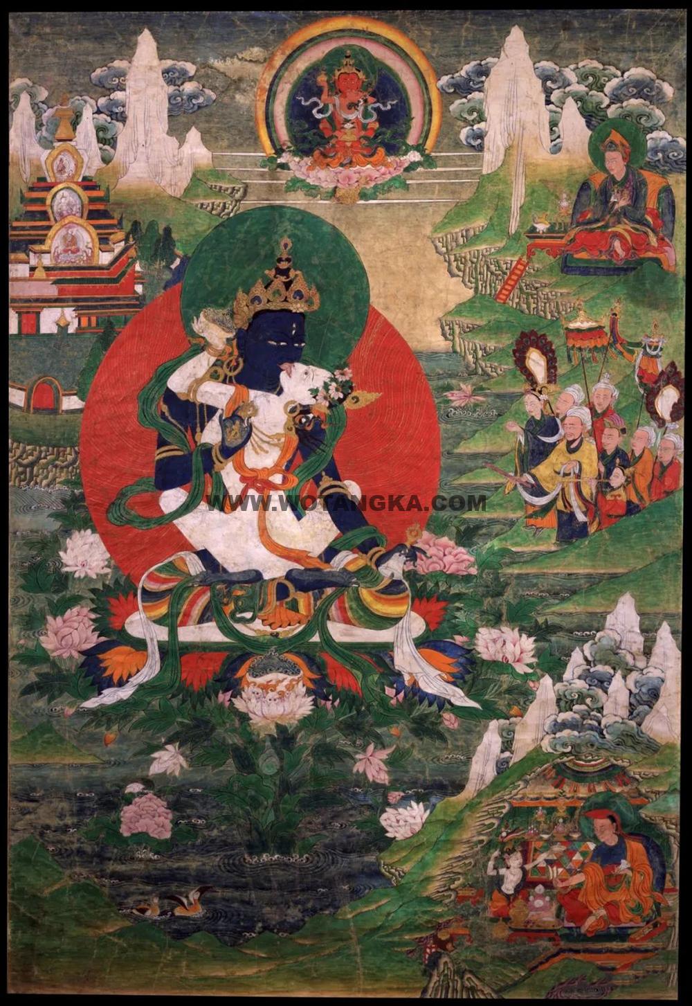 沃唐卡编号AC85921：海生金刚