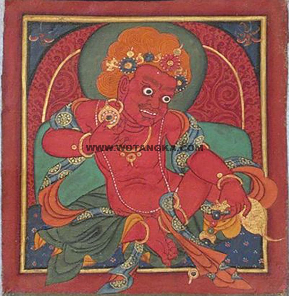 沃唐卡编号AC91427：药叉